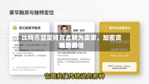 比特币坚定持有者转为卖家,加密货币费用
触及新低